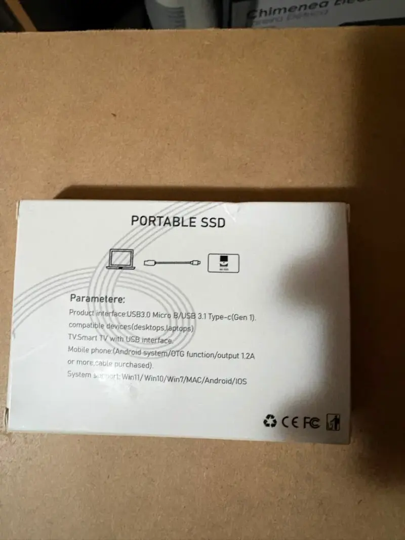 Disco Duro Externo SSD 1.9TB USB-C - 2