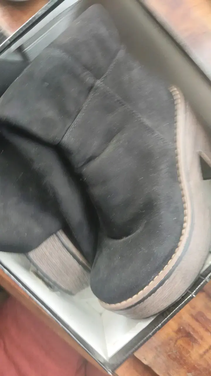 Botas negras de plataforma con cierre lateral - 4