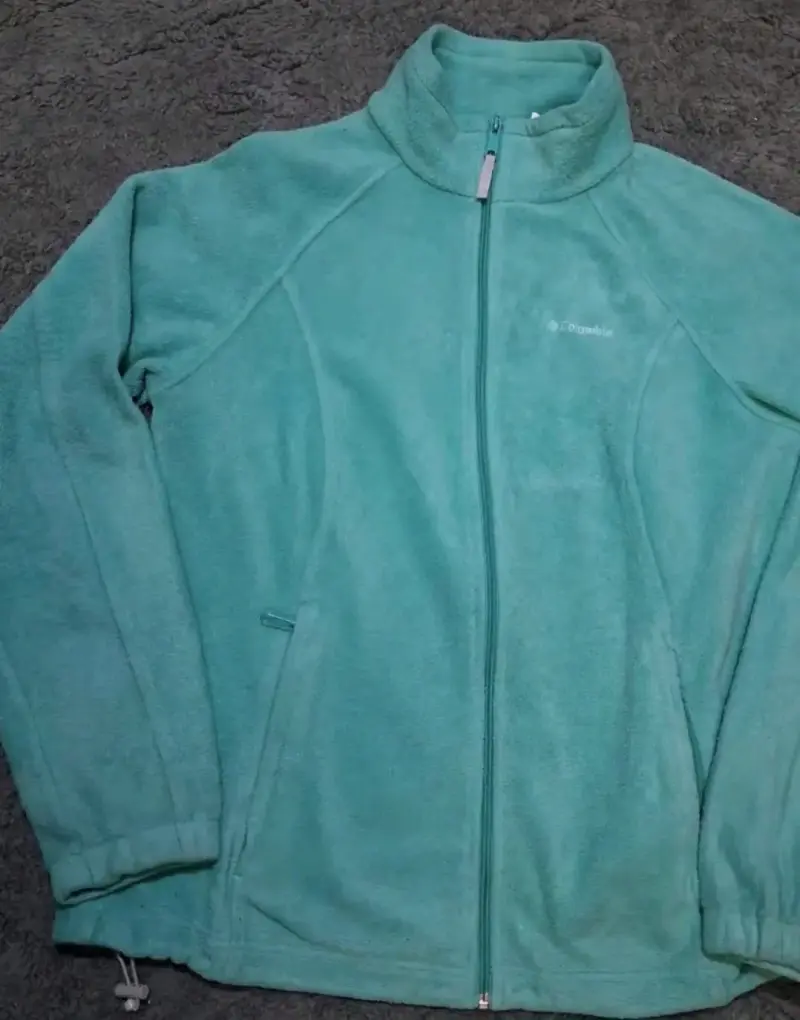 Chaqueta polar Columbia verde para mujer