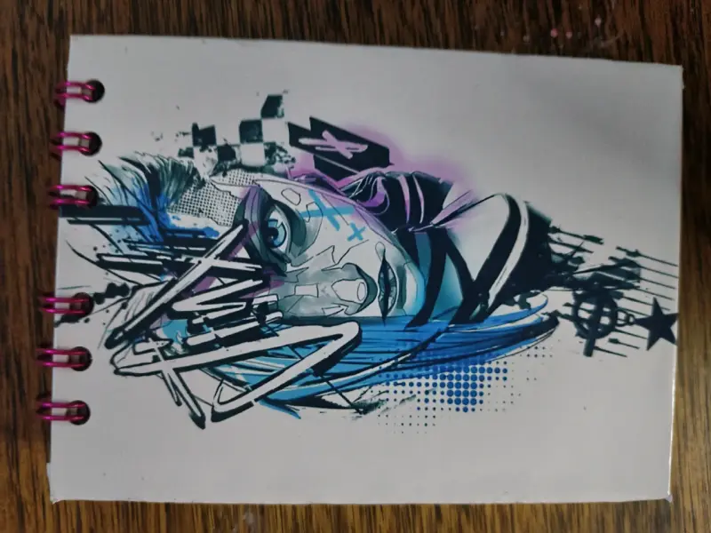 Cuaderno de notas con diseño artístico Jinx - 2