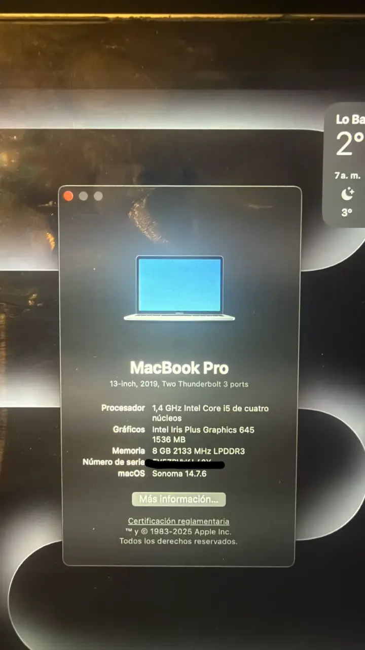MacBook Pro 13 pulgadas 2019 con Touch Bar - 2