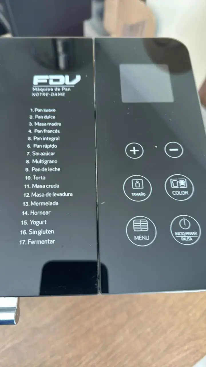 Máquina de Pan FDV Notre-Dame con Funciones Variadas - 4