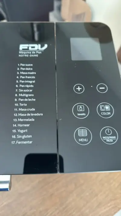 Máquina de Pan FDV Notre-Dame con Funciones Variadas - miniatura 4