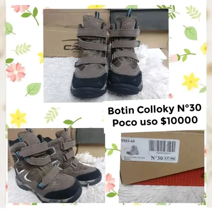 Botines Colloky para niño talla 30 poco uso