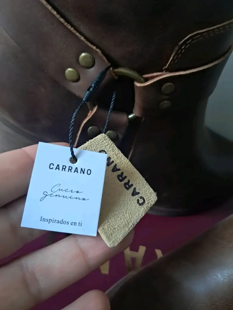 Botines de cuero marrón Carrano para mujer - 2