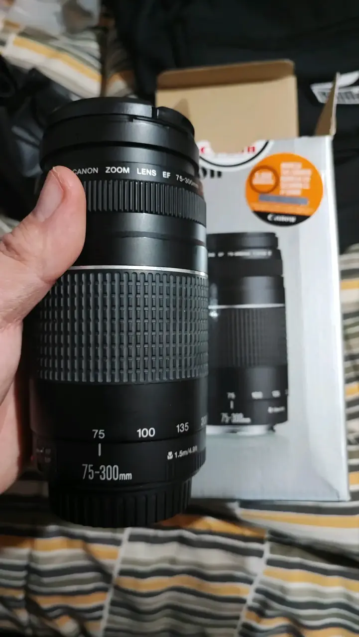 Lente Canon Zoom EF 75-300mm en buen estado - 1
