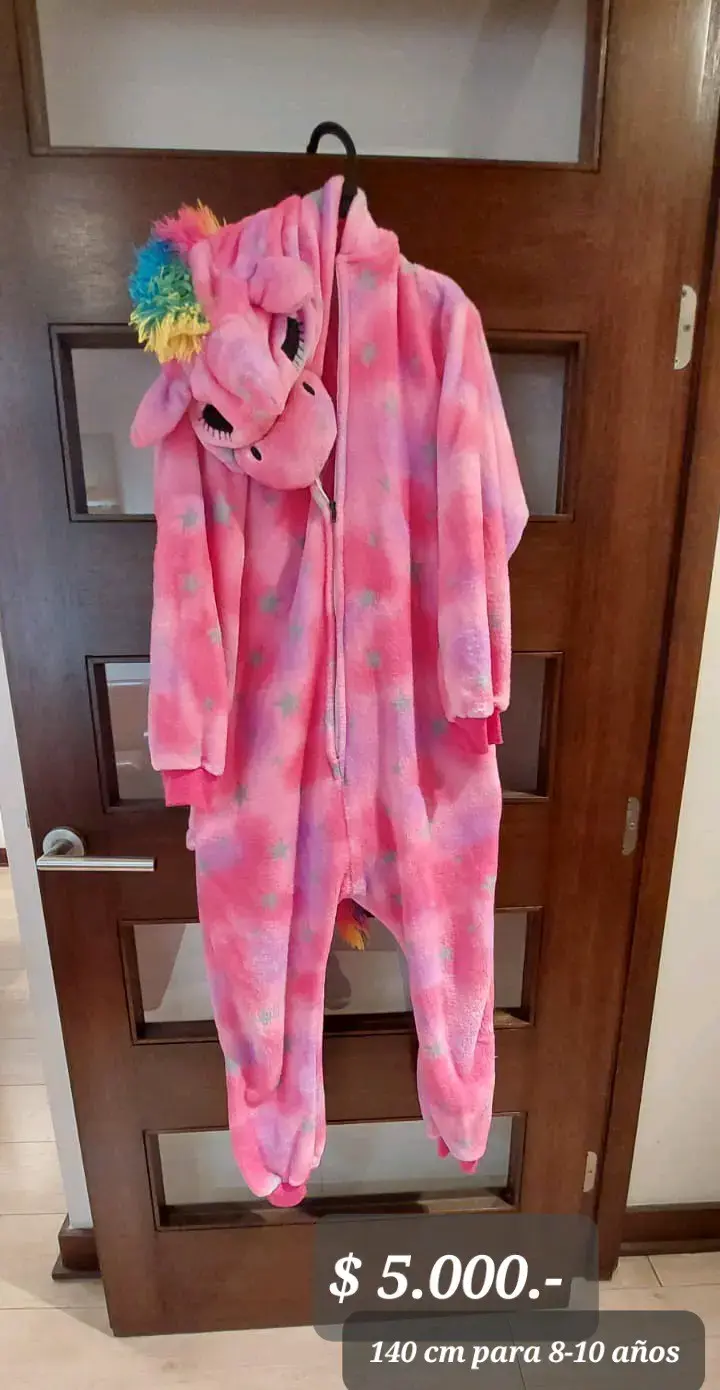 Pijama Entero Unicornio Infantil Talla 8-10 - 2