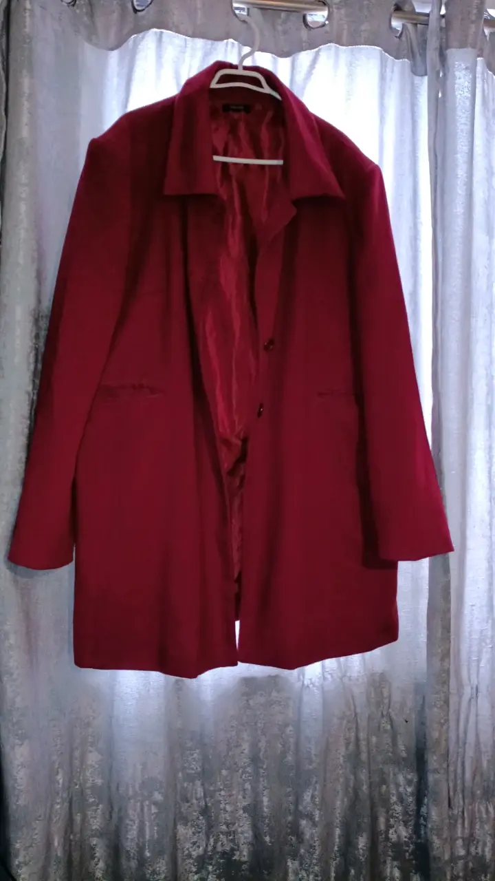 Abrigo rojo elegante para mujer Suburbia - 2