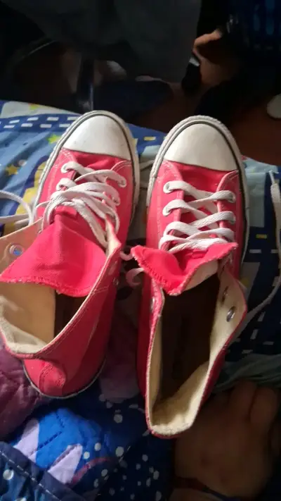 Zapatillas Converse All Star rojas de lona origina - miniatura 1