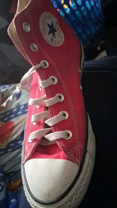Zapatillas Converse All Star rojas de lona origina - miniatura 2