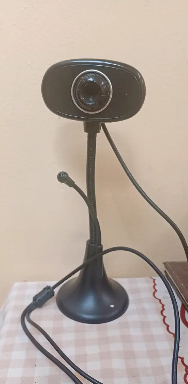 Cámara web con micrófono integrado