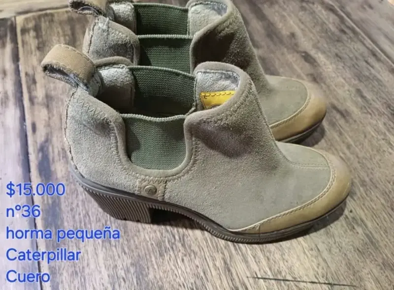 Botines de cuero Caterpillar talla 36