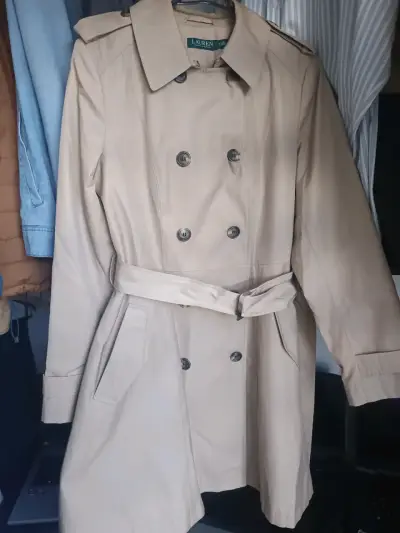Trench coat beige Ralph Lauren para mujer - miniatura 1