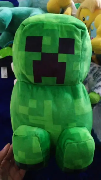 Peluche Creeper de Minecraft verde - miniatura 1