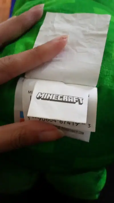 Peluche Creeper de Minecraft verde - miniatura 3