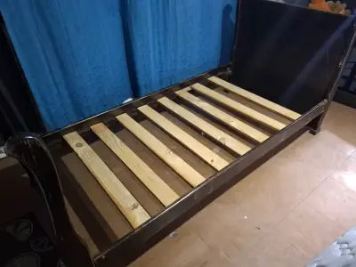 Cuna de madera convertible en cama - miniatura 4