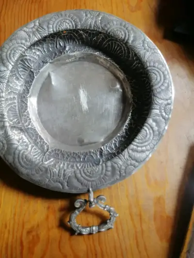 Se vende bandeja de plata ley 800 - miniatura 3