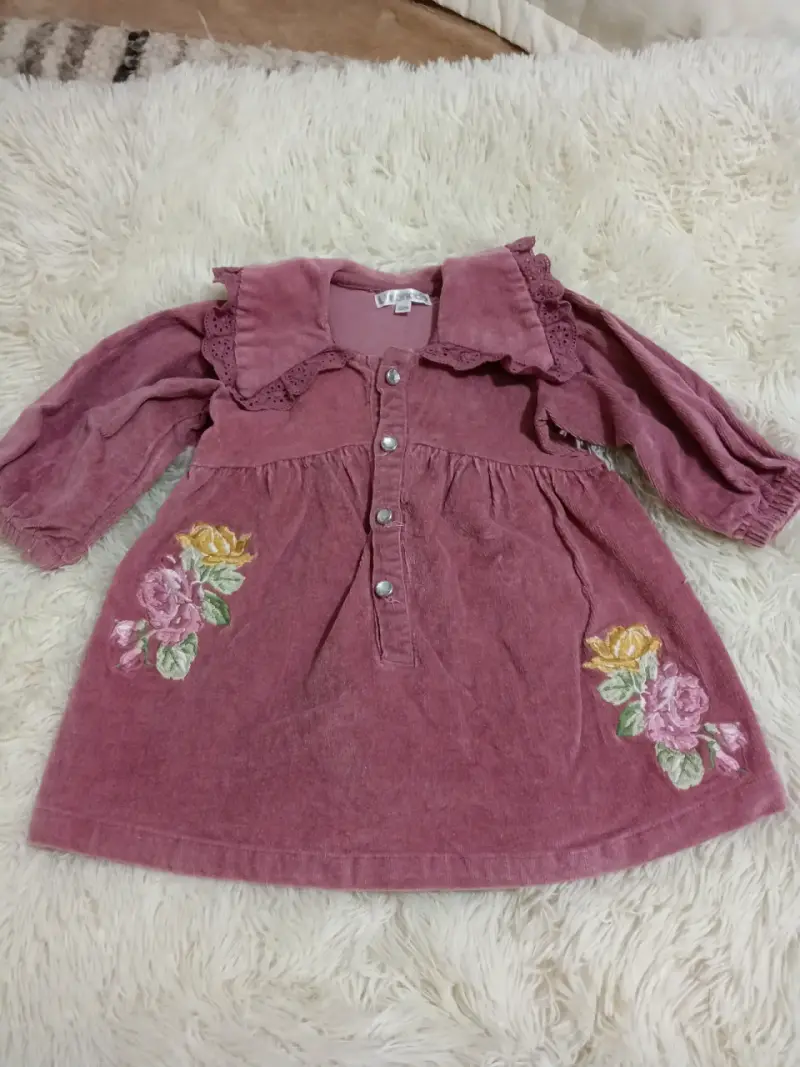 Vestido limonada de cotelé