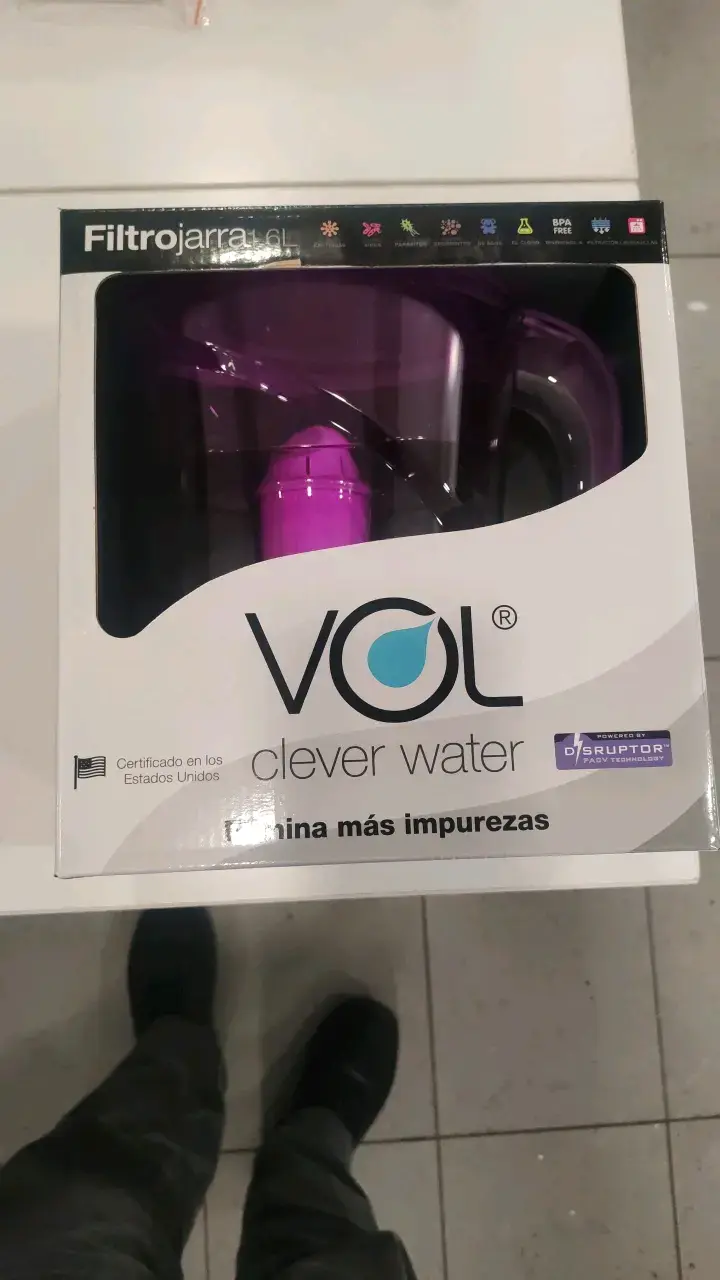 Filtro de Agua Vol Clever Water 1.6L - 1