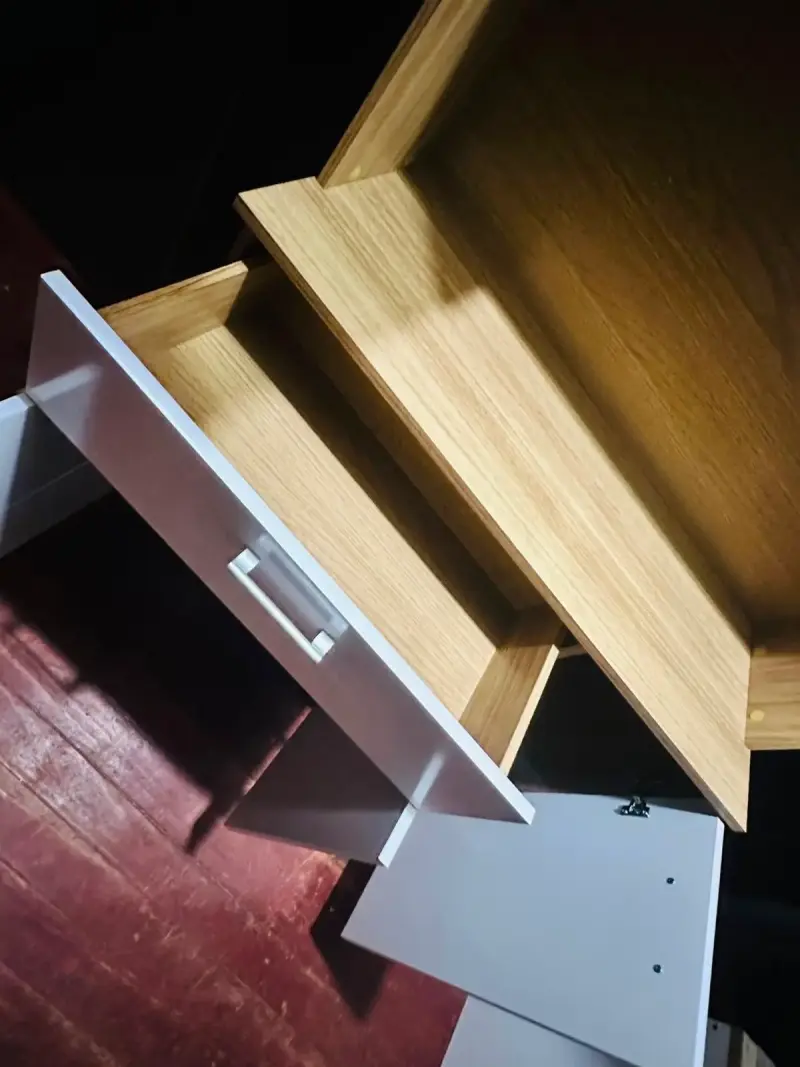 Mueble de cocina con alacena y cajones - 3