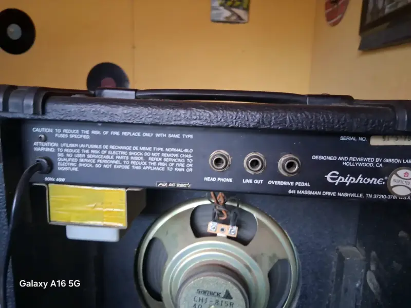 Amplificador de guitarra Epiphone modelo EP10 - 4