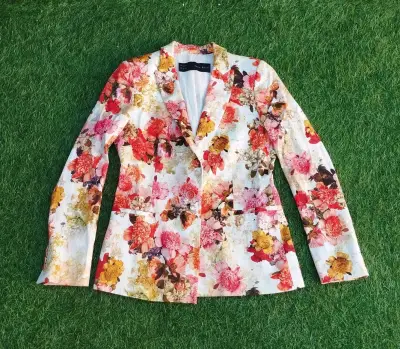 Blazer mujer Zara Basic Talla M - miniatura 1
