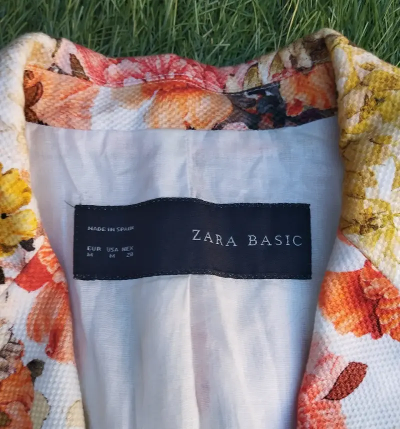 Blazer mujer Zara Basic Talla M - 2