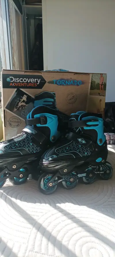 Patines en línea Discovery Tornado ajustables - miniatura 1