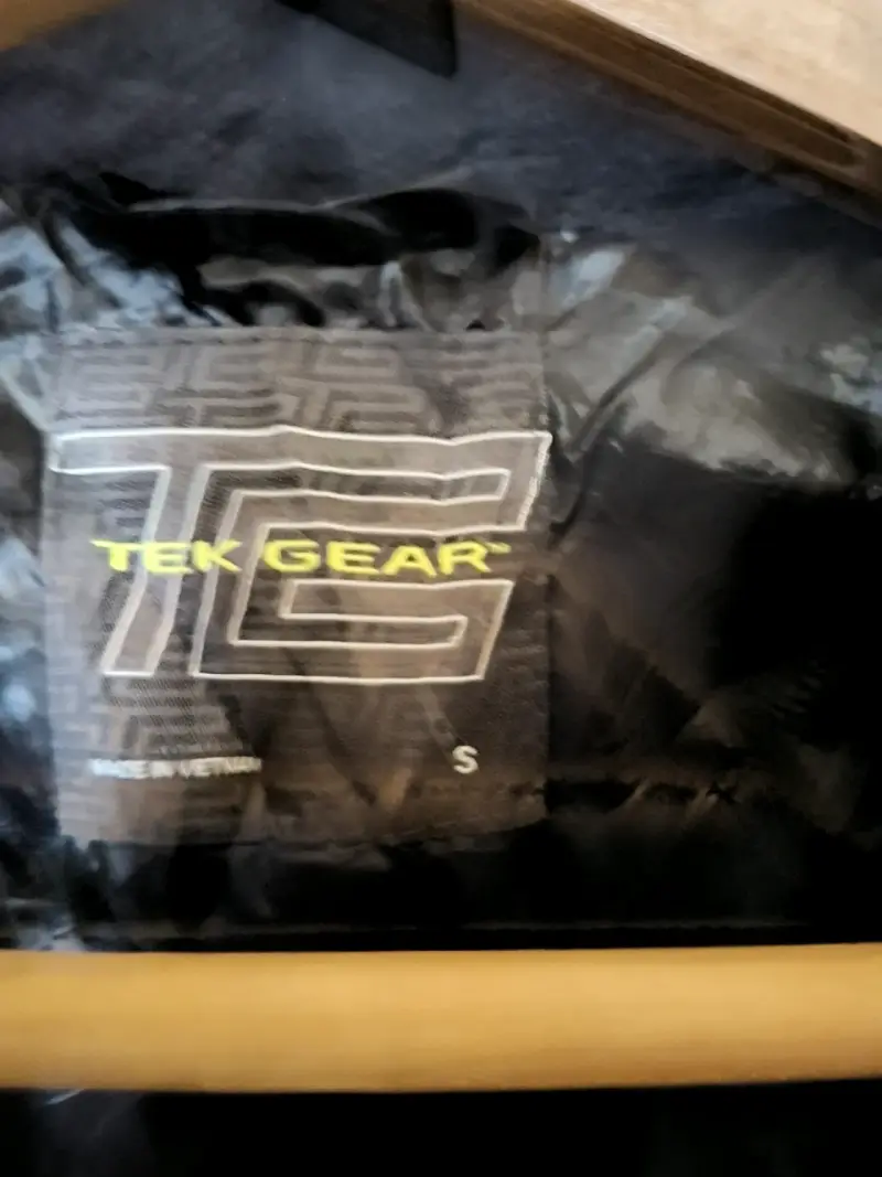 Chaleco acolchado negro Tek Gear para hombre - 2