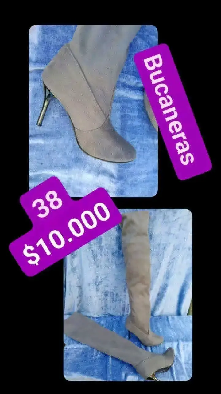 Botas Bucaneras Altas de Mujer en Varios Colores - 3