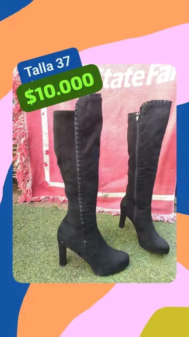 Botas Bucaneras Altas de Mujer en Varios Colores - 6