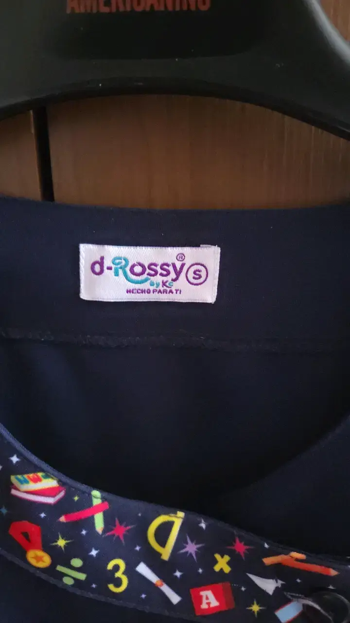 Chaqueta Escolar Azul con Bordado Infantil - 4