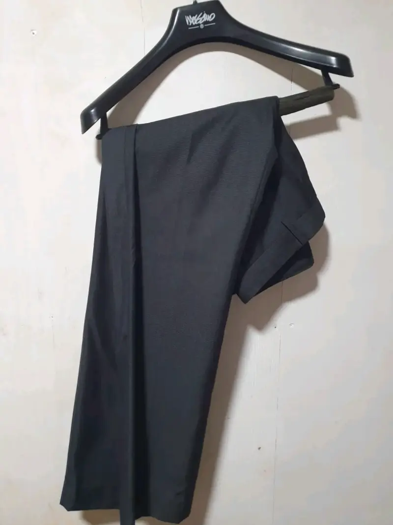 Traje formal negro para hombre 3 piezas talla 42 - 3
