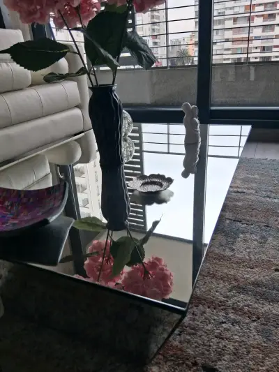 Mesa de centro espejo moderna - miniatura 3