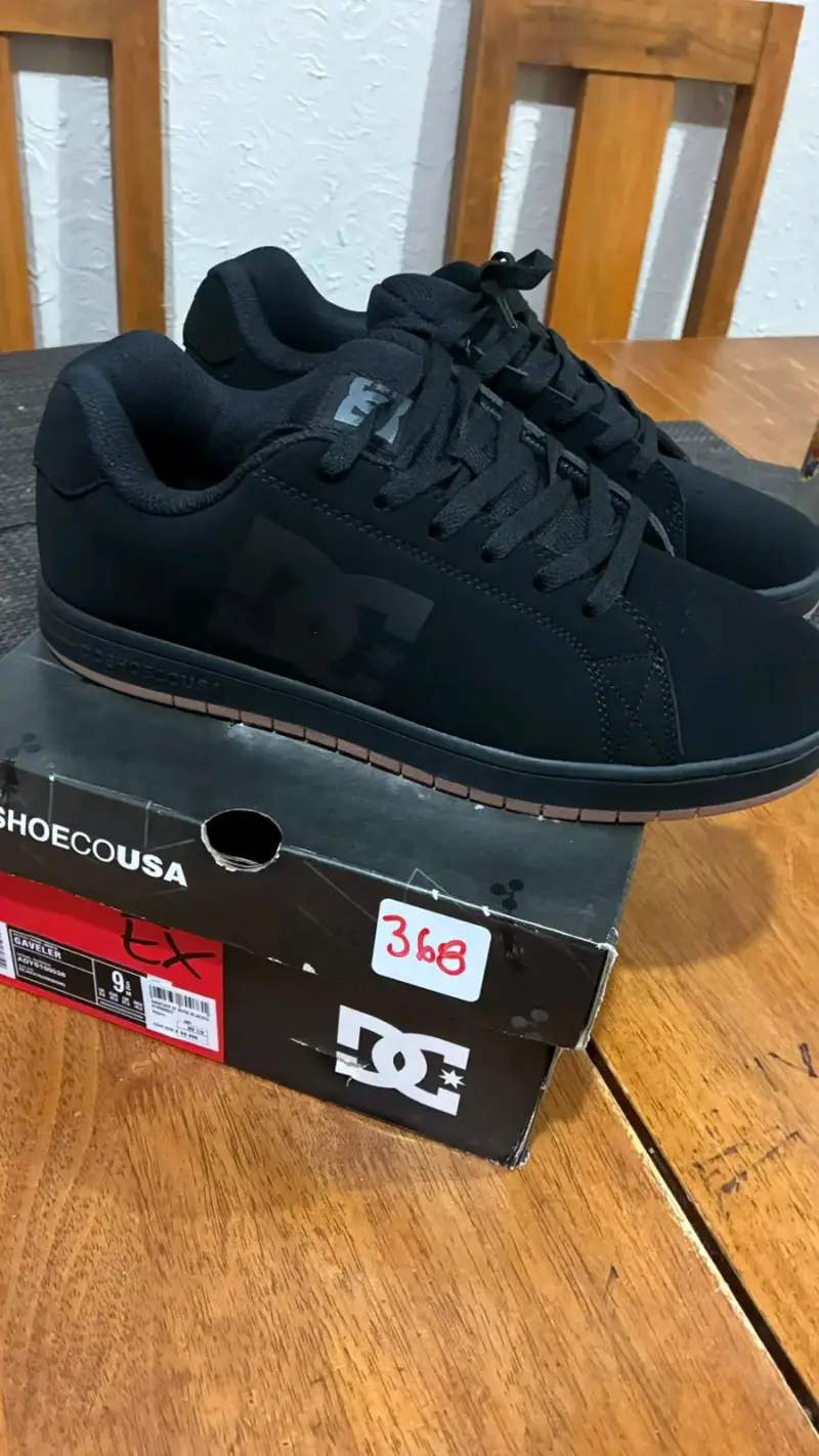 Zapatillas negras DC Gaveler de Hombre - 6