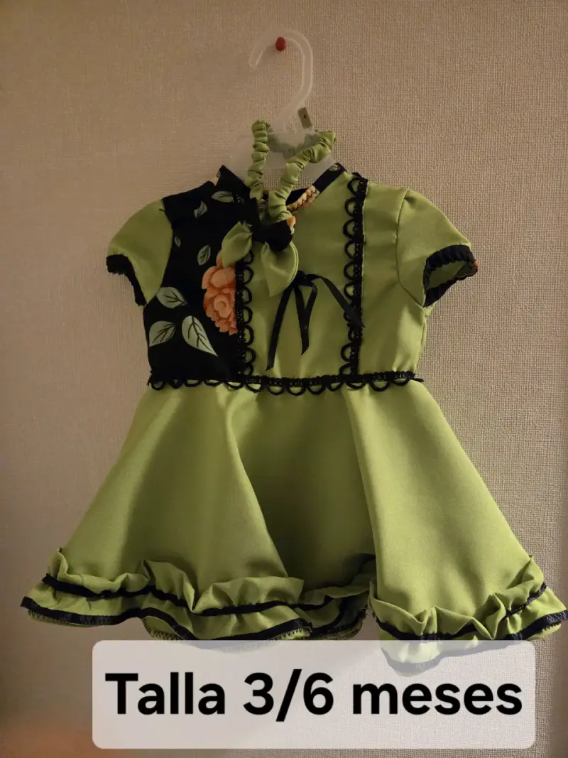 VESTIDO DE HUASA NIÑA BEBÉ - 2