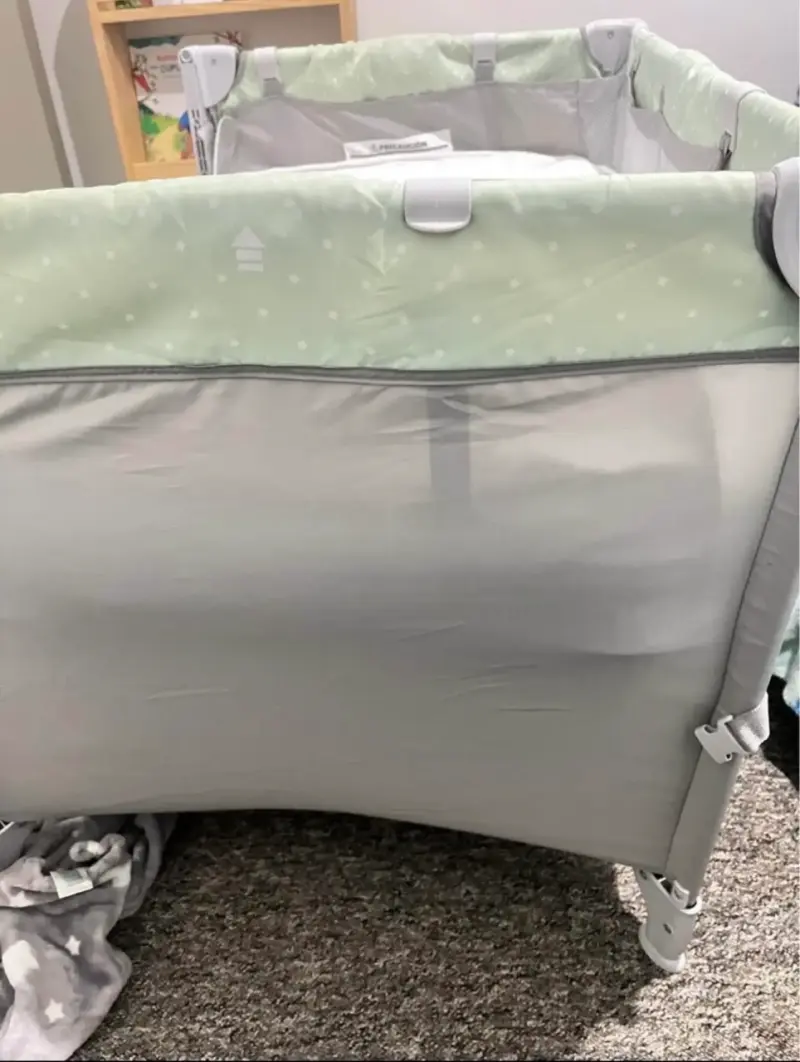 Cuna corral para bebé Infanti con malla - 4