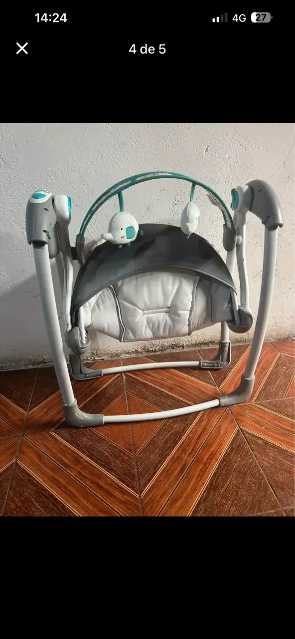 Silla nido mecedora para bebé - 4
