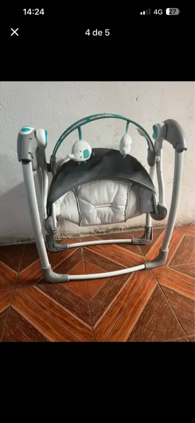 Silla nido mecedora para bebé - miniatura 4