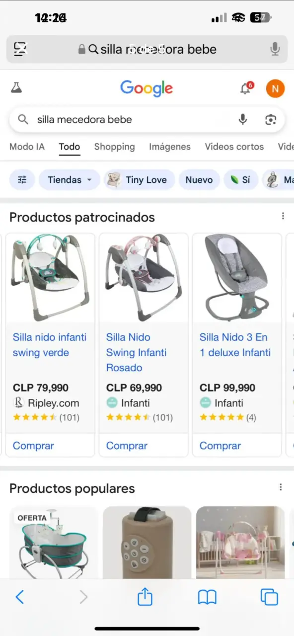 Silla nido mecedora para bebé - 5