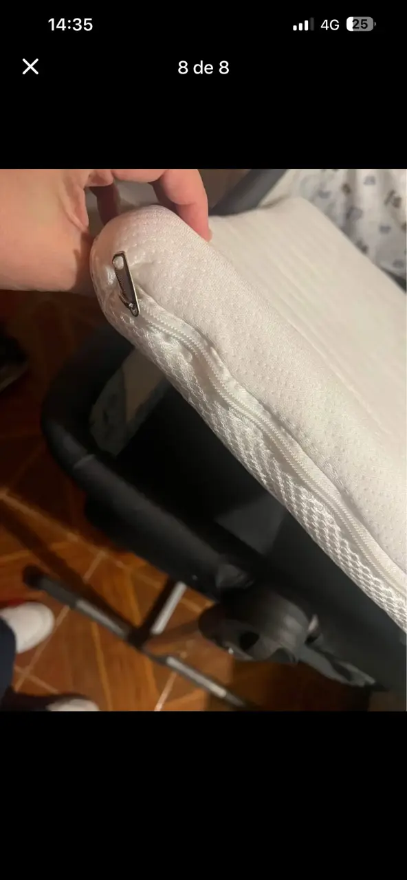 Cuna colecho con colchon y ropa de cama - 2
