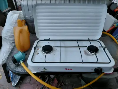 Cocina portátil a gas Ocean de dos quemadores - miniatura 1