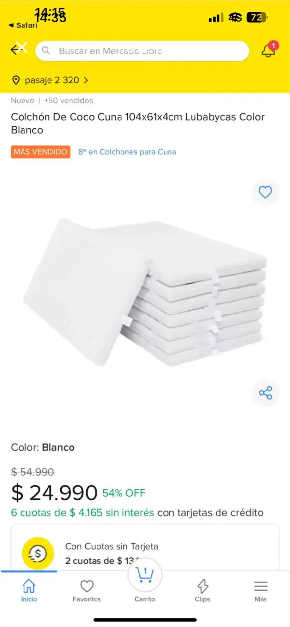 Cuna colecho con colchon y ropa de cama - 5