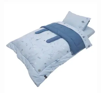 Set de Cuna Infanti Algodón Azul - miniatura 1