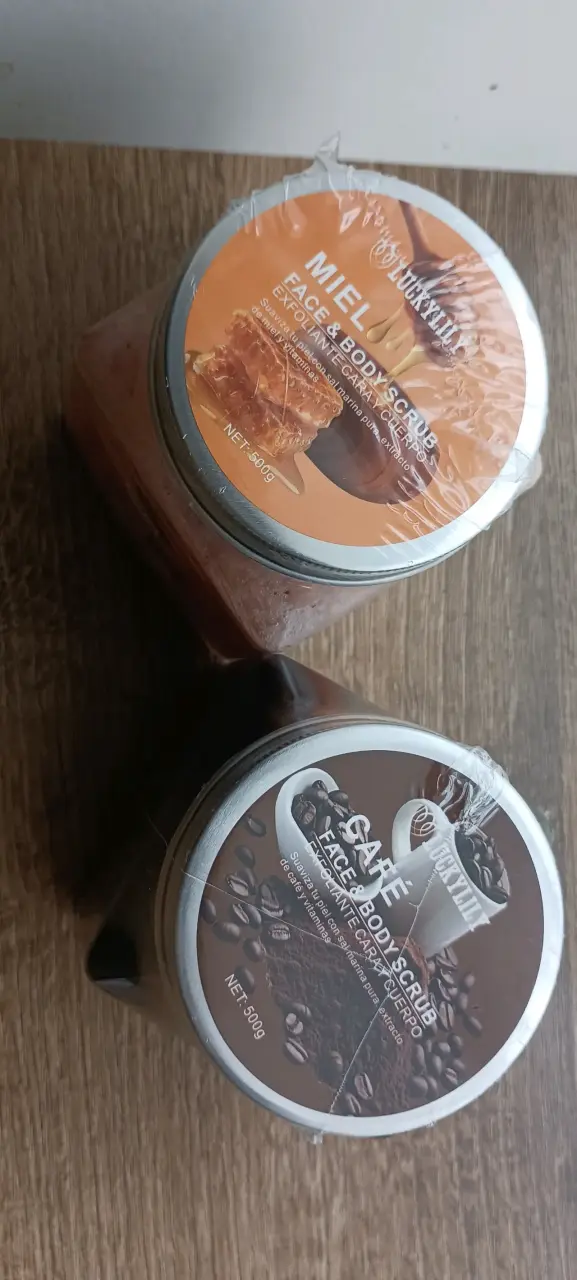 Exfoliante facial y corporal de miel y café LuckyLily