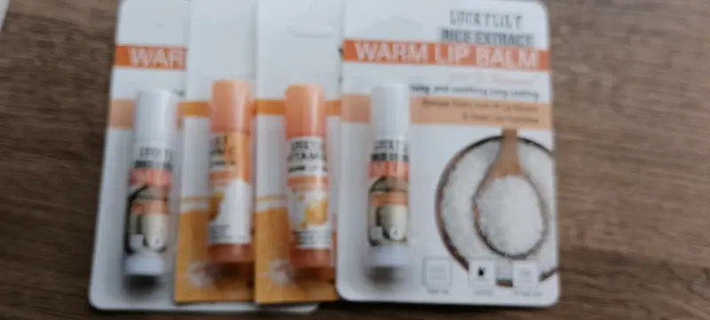 Bálsamo labial con extracto de arroz