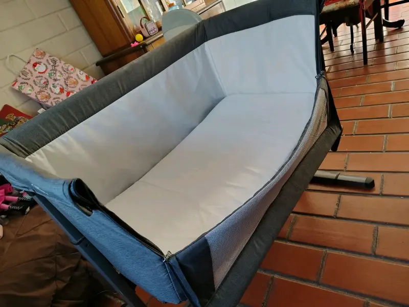 Cuna colecho Bebesit gris con bolsa de transporte - 3