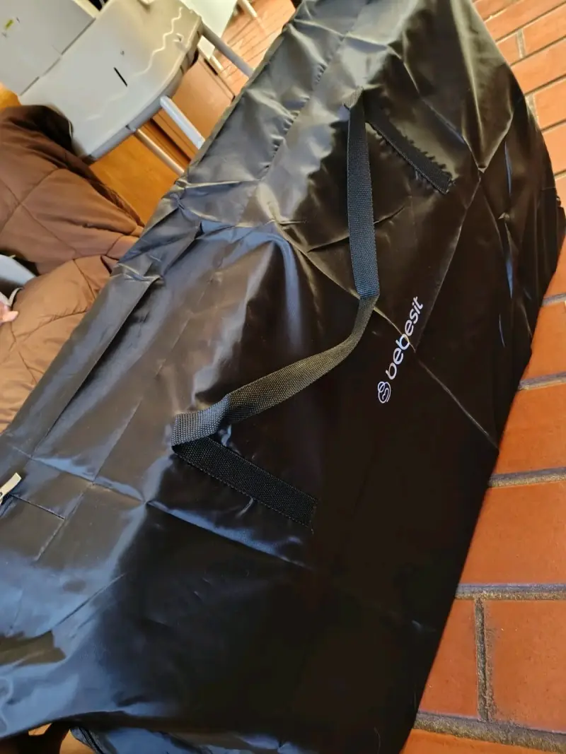 Cuna colecho Bebesit gris con bolsa de transporte - 4
