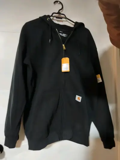 Polerón negro con capucha Carhartt Loose Fit - miniatura 1