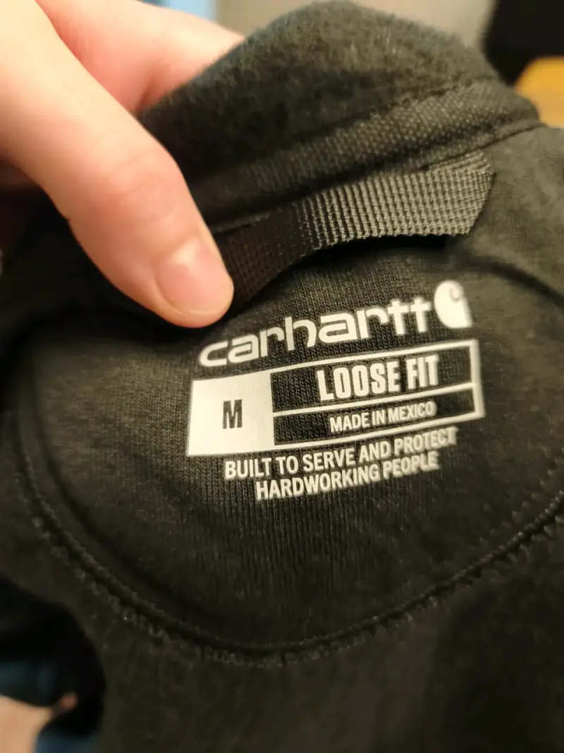 Polerón negro con capucha Carhartt Loose Fit - 2